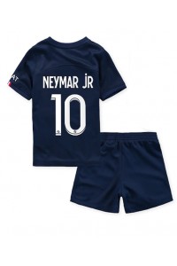 Paris Saint-Germain Neymar Jr #10 Babyklær Hjemme Fotballdrakt til barn 2022-23 Korte ermer (+ Korte bukser)